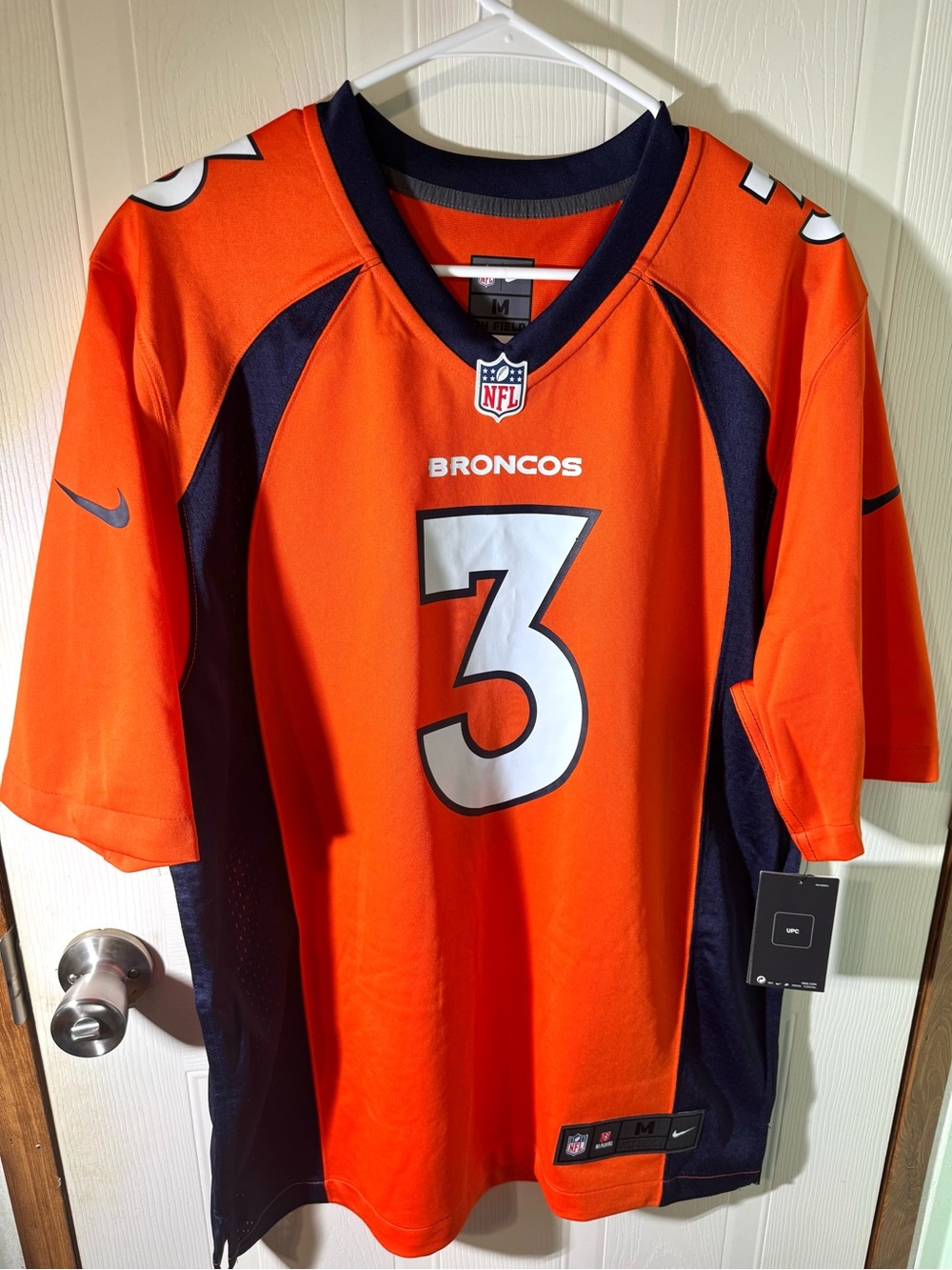 Russell Wilson Denver Broncos Nike Jersey Orange DVGH Size M